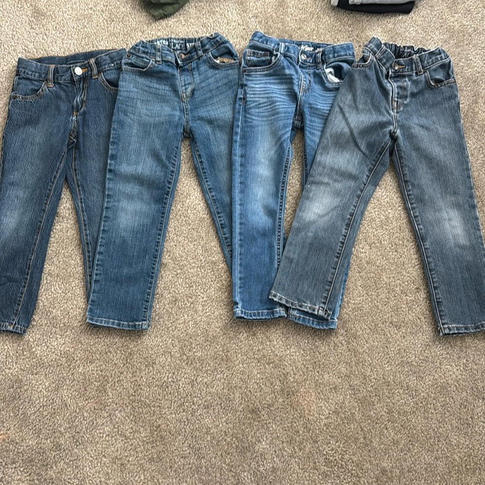 Size 5T boy jeans 
Gymboree
The Children’s Place
Cat & Jack
The Children’s Place
